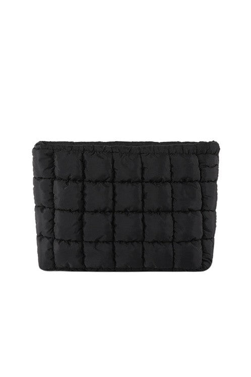 Lainey Quilted Puffer Clutch