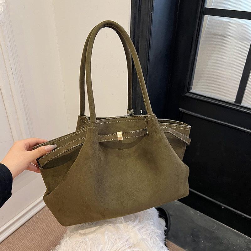 Suede Tote Bag