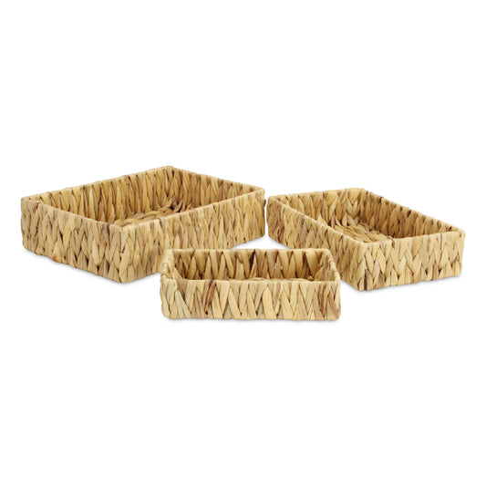 Laelia Hyacinth Woven Baskets (Set of 3)
