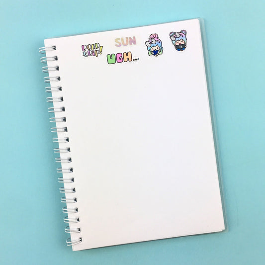 Planner Cart Reusable Sticker Book