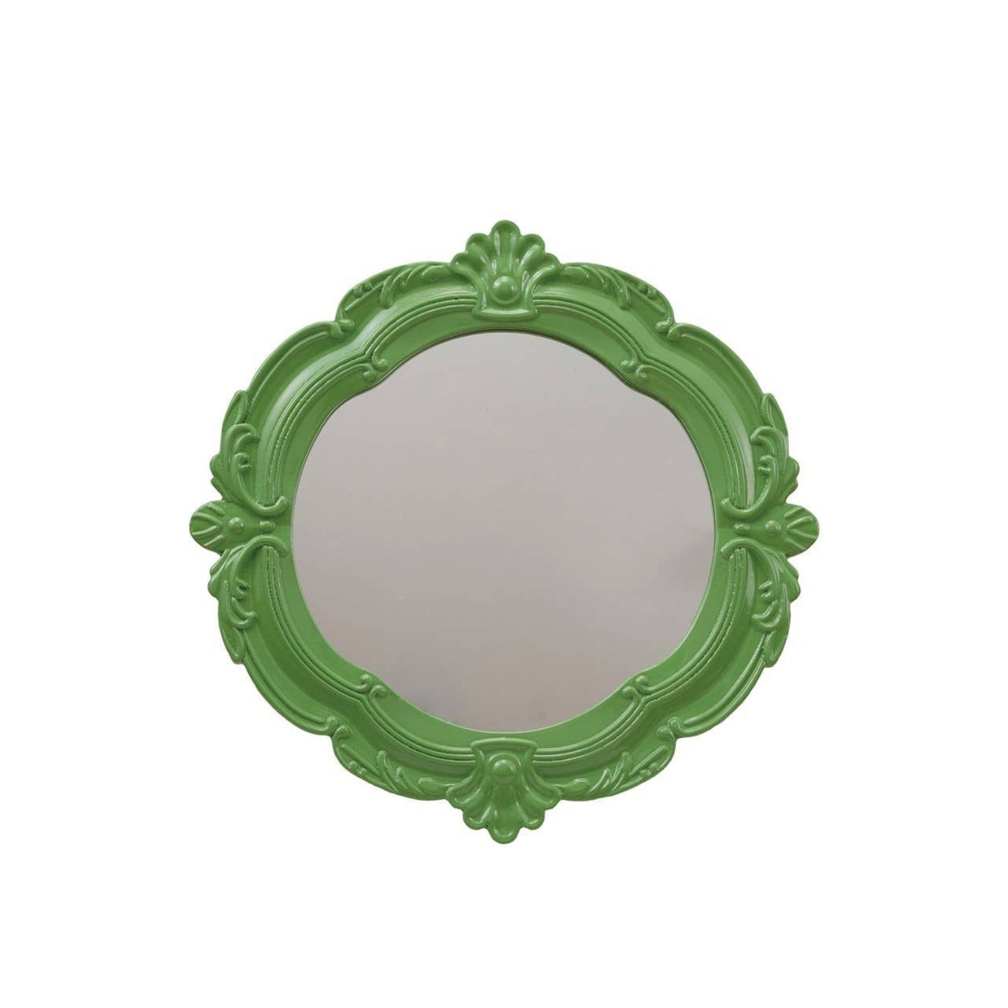 Milly Framed Wall Mirror in Green