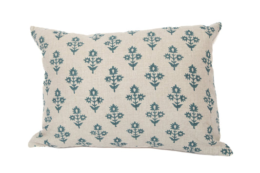 Macy Block Print Throw Pillow