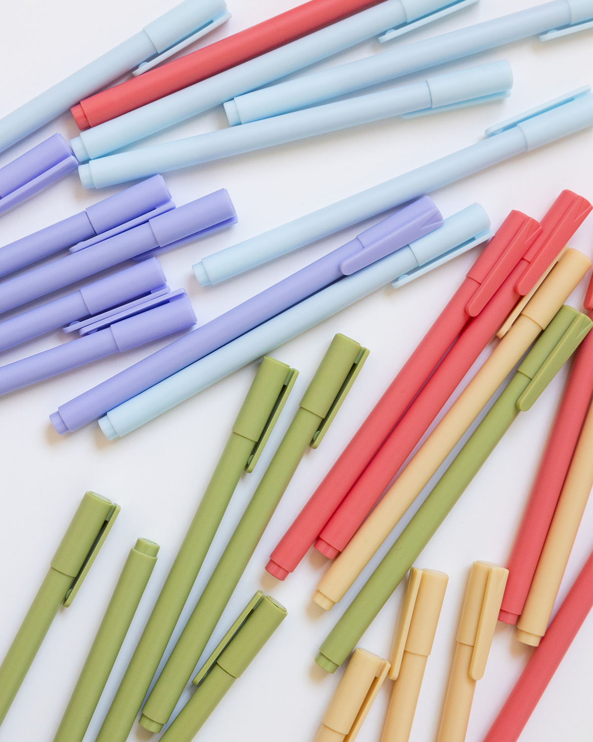 Assorted Colors Gel Pen Set (packaged as set of 5)