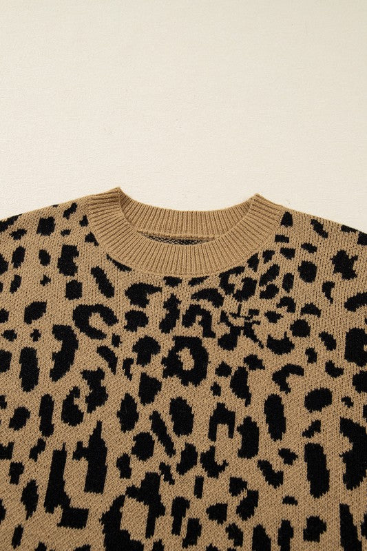 Leopard Crewneck Sweater