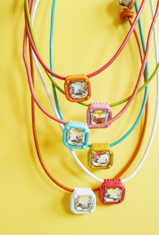 Candy Collar Necklace - Blush