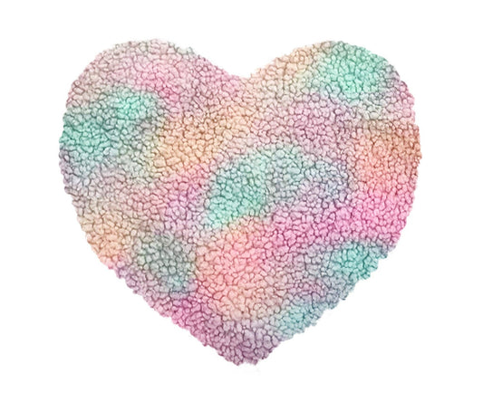 Heartwarming Pillow in Sherpa Multi