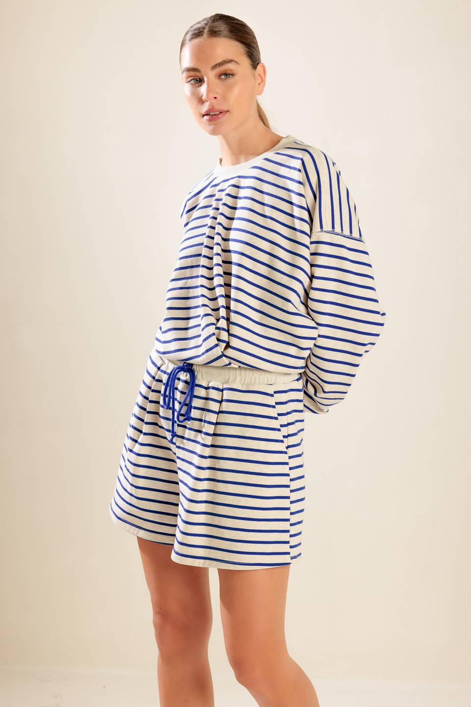 Lover Girl Striped Terry Top