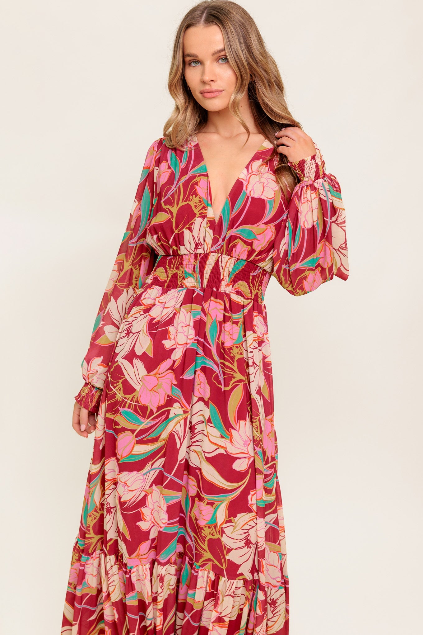 Annabelle Woven Maxi Dress