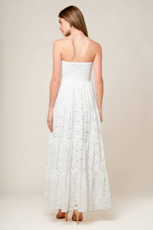 Winnie Woven Lace Maxi Dress