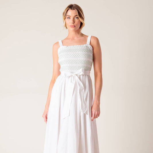 Romina Woven Midi Dress