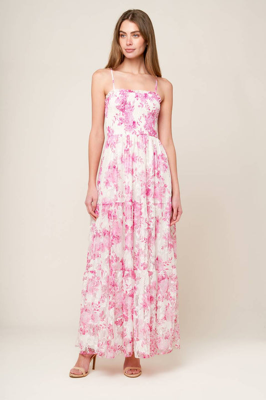 In This Moment Floral Maxi Dress