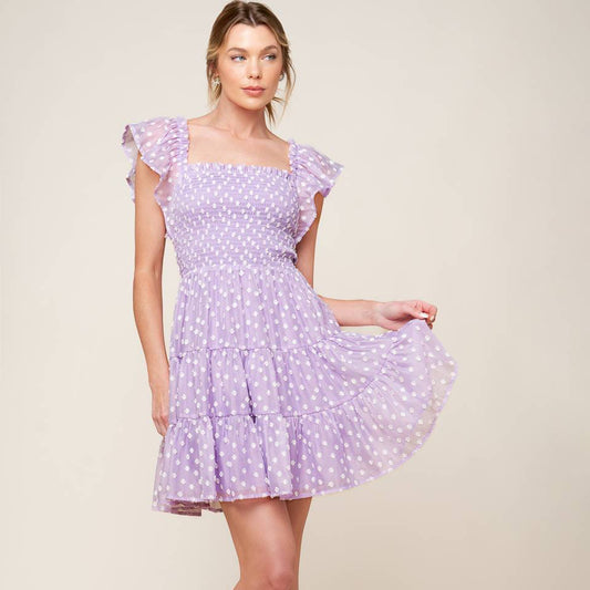 Playfully Posh Woven Mini Dress