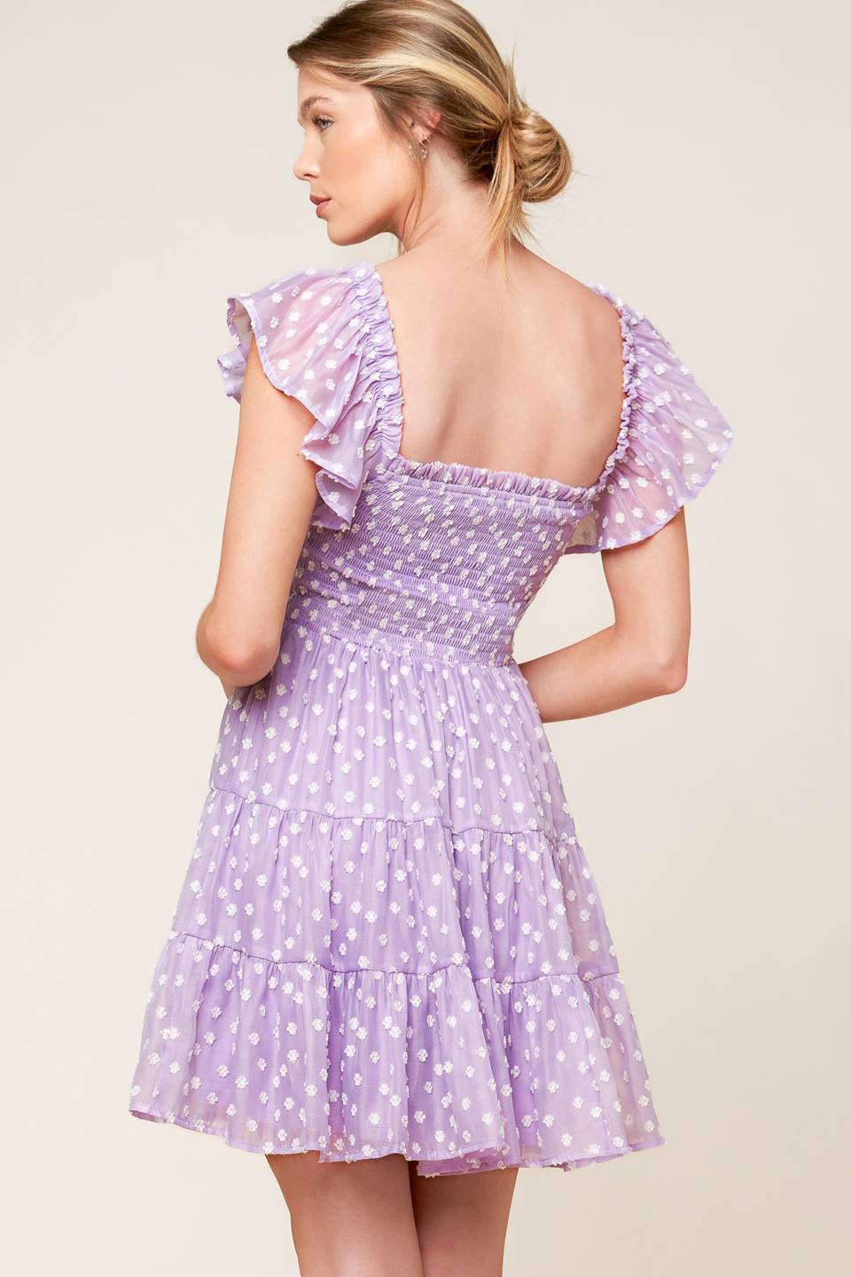 Playfully Posh Woven Mini Dress
