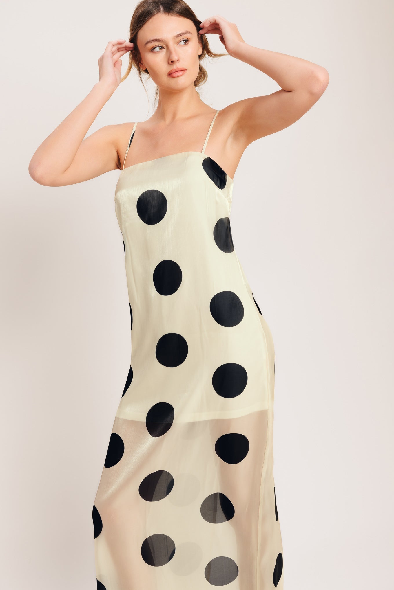 Avant Dot Woven Maxi Dress