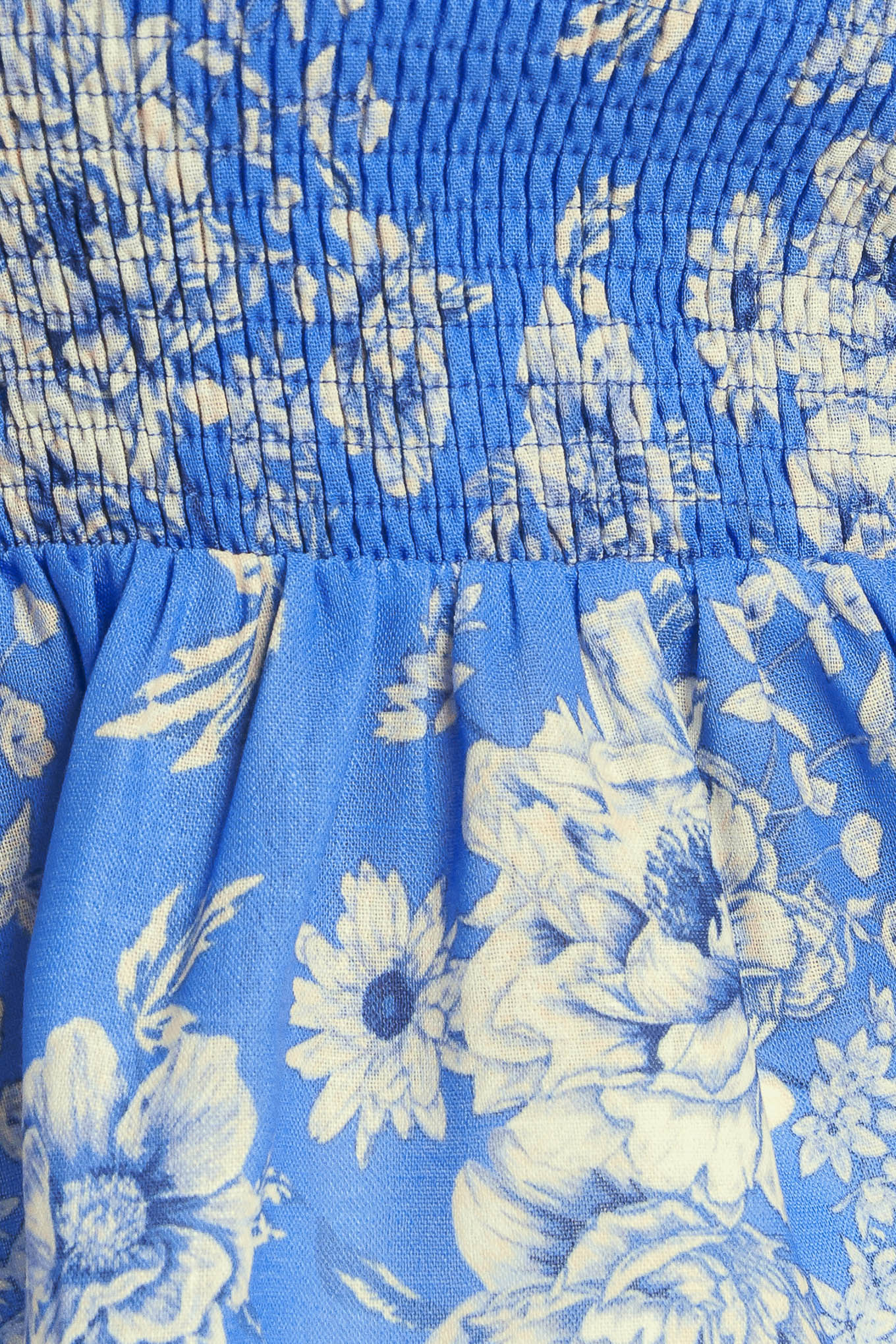 Romantic Blue Woven Top