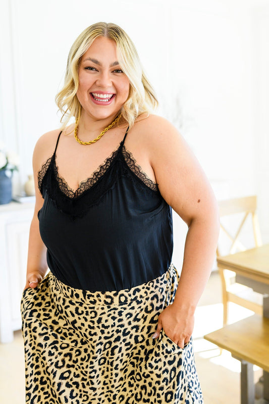 Infinite Lace Bodysuit In Black