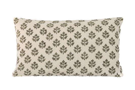 Lauren Block Print Throw Pillow