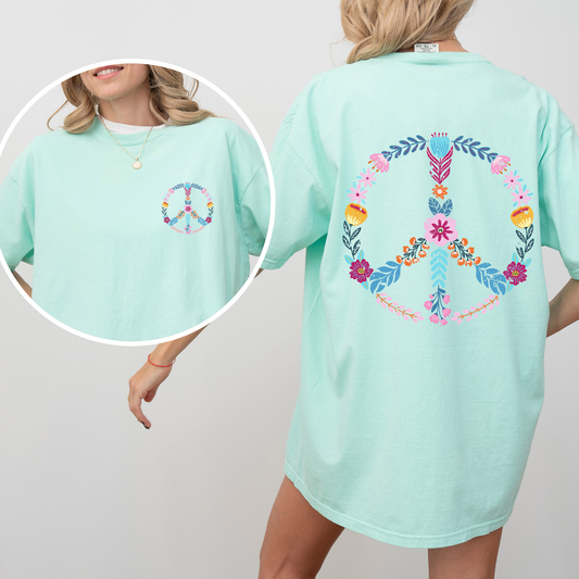 Summer Peace Comfort Colors T-Shirt