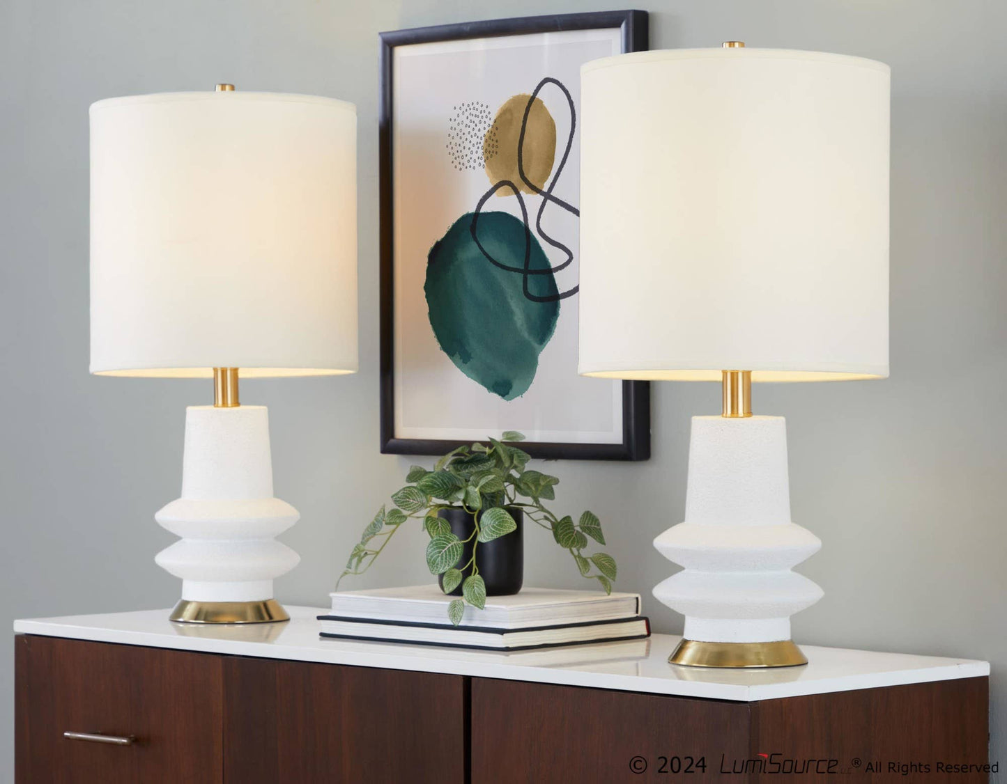 Lloyd 26" Polyresin Table Lamp