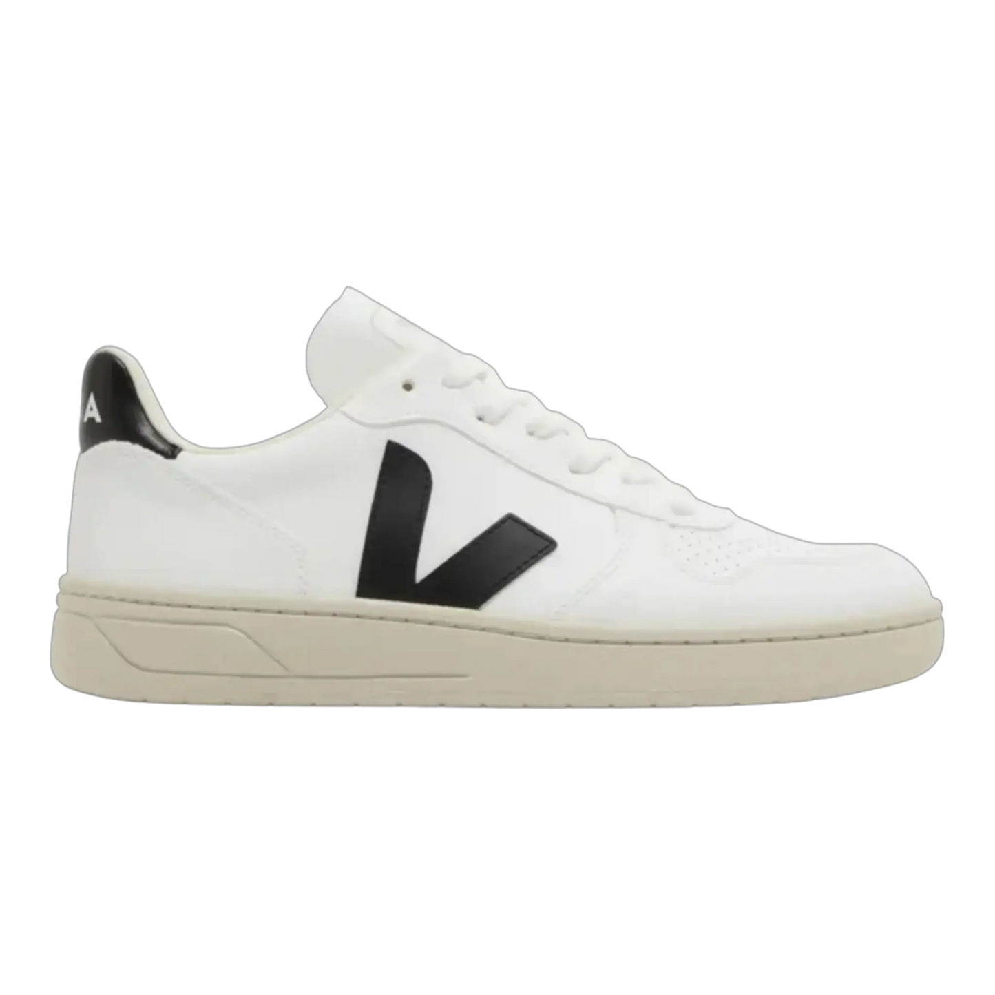 Veja V-10 Women White Black Sneakers