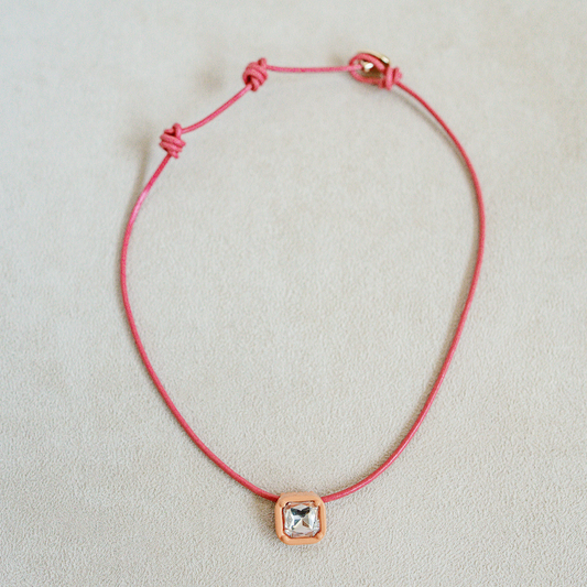 Candy Collar Necklace - Sangria