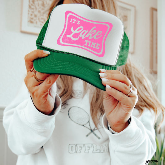 It's Lake Time Trucker Hat