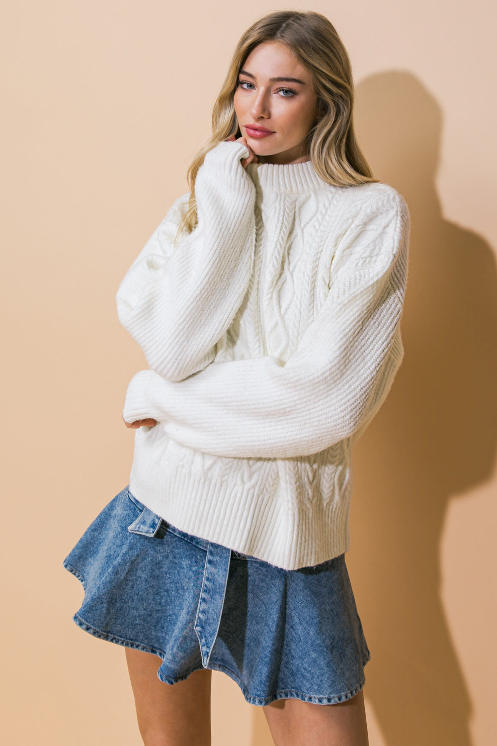 Comfy Cable Sweater