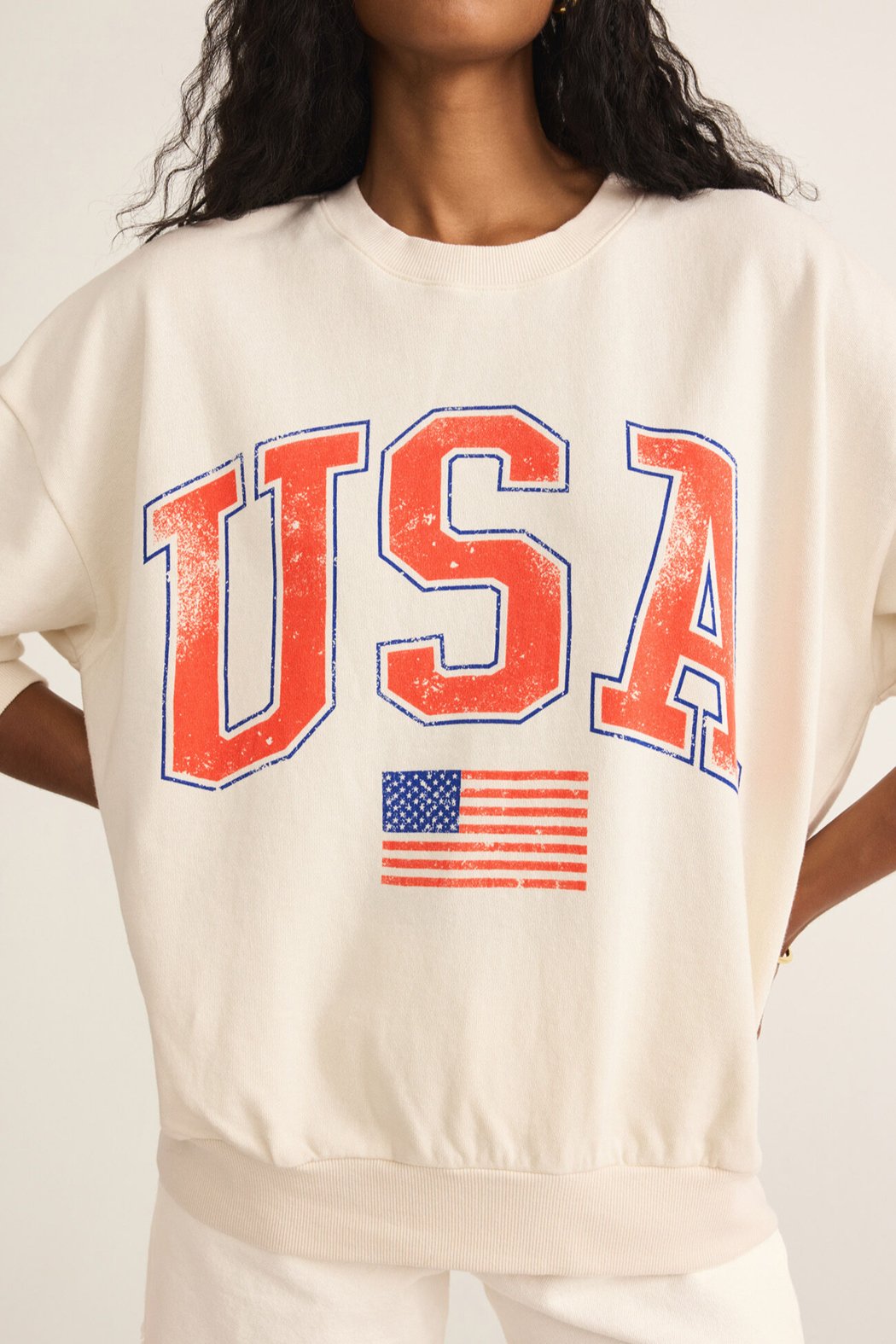 USA Flag Sweatshirt