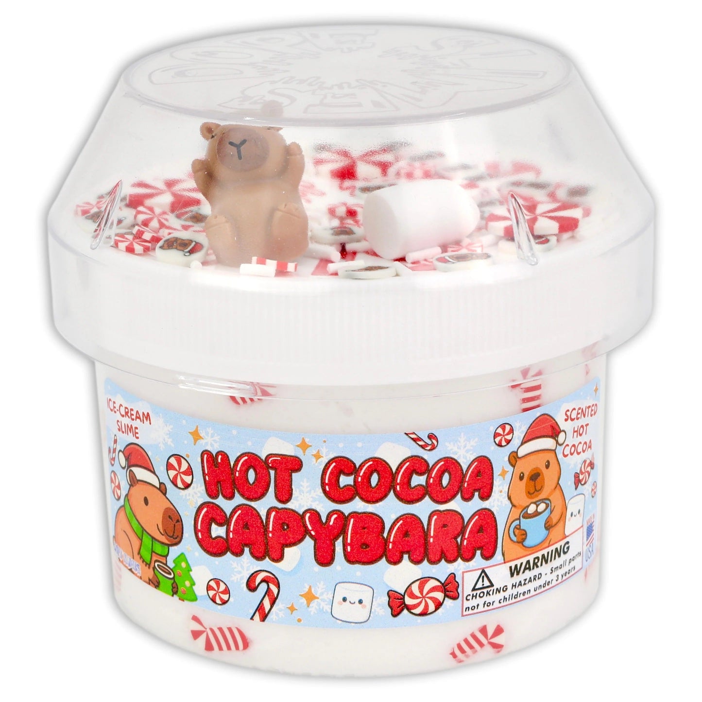 Hot Cocoa Capybara Dope Slime
