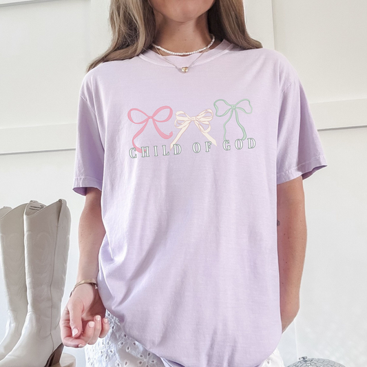 Child of God Bow Graphic Tee