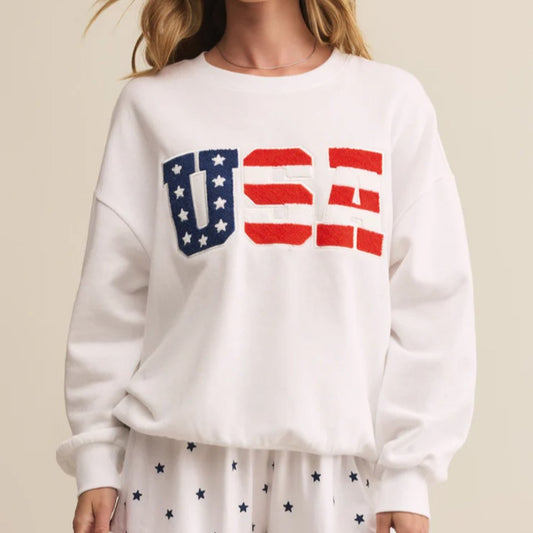 Oversized USA Sweatshirt
