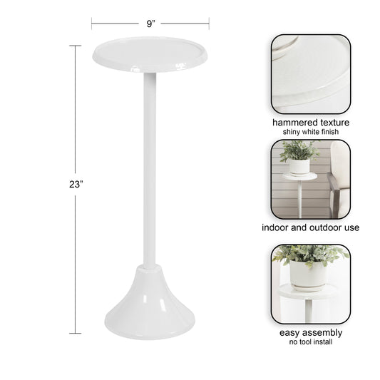 Sanzo Outdoor Metal Drink Table