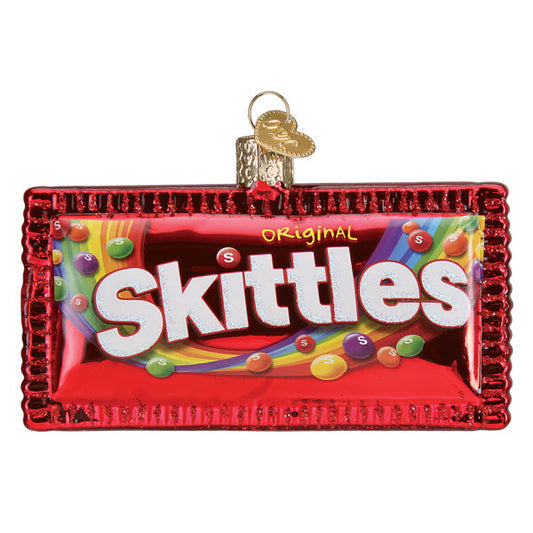 Skittles Glass Ornament