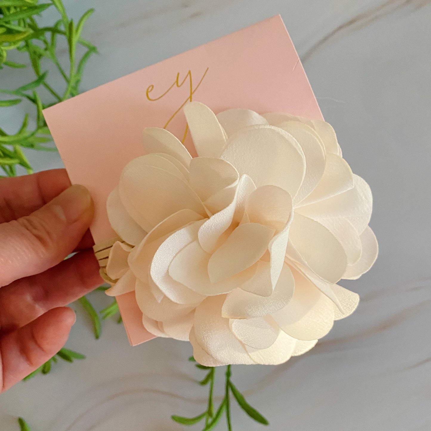 Chiffon Rosette Tie necklace