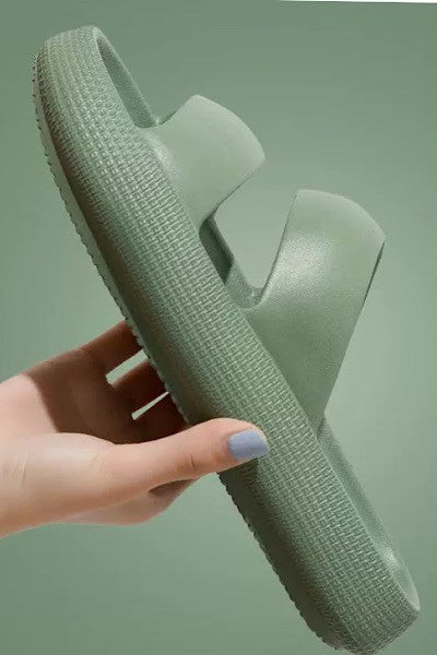 Double Strap Slide Sandals