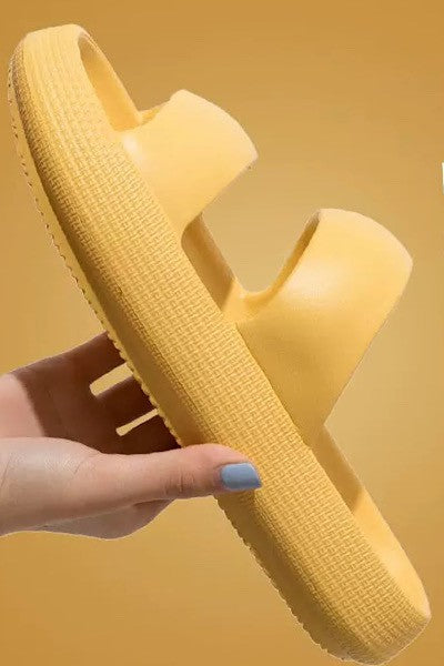 Double Strap Slide Sandals