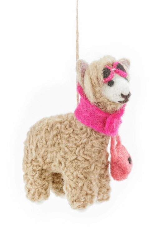Diva Alpaca Ornament
