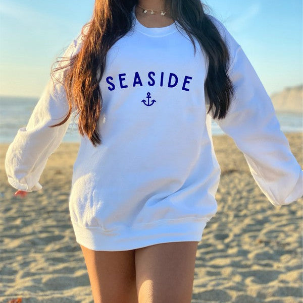 Seaside Crew Neck Sweatshirt
