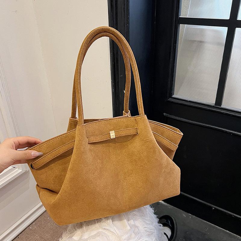 Suede Tote Bag