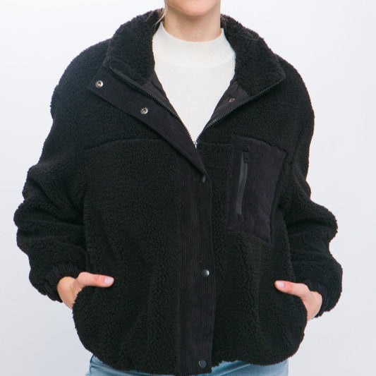 Sherpa Puffer Jacket