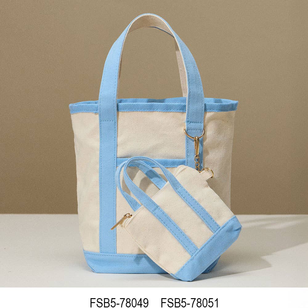 Small Canvas Boat Tote