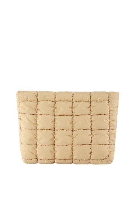 Lainey Quilted Puffer Clutch