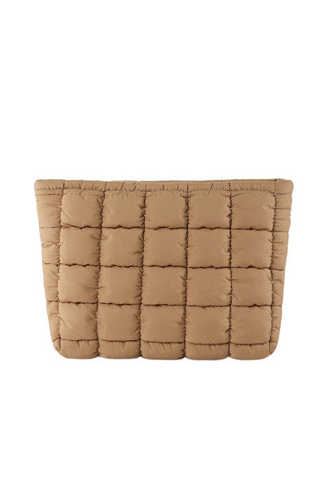Lainey Quilted Puffer Clutch