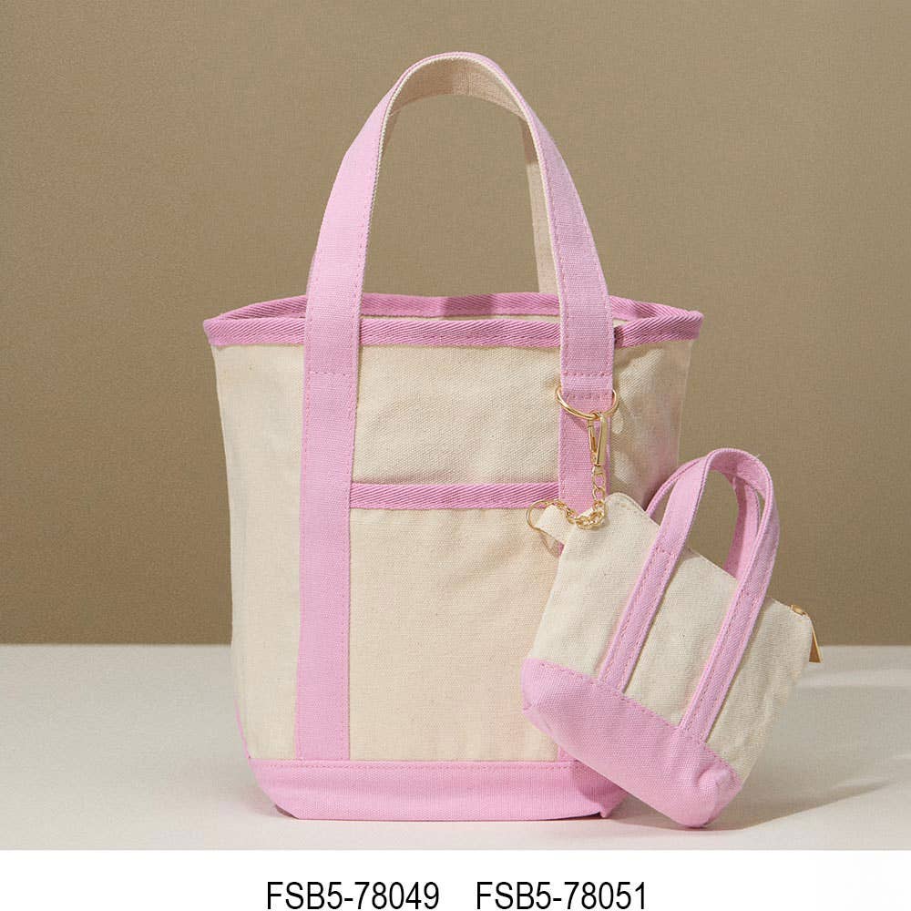 Small Canvas Boat Tote