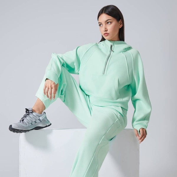 Cozy Half-Zip Hoodie