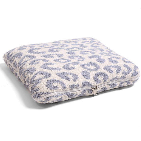 2-in-1 Leopard Blanket / Pillow