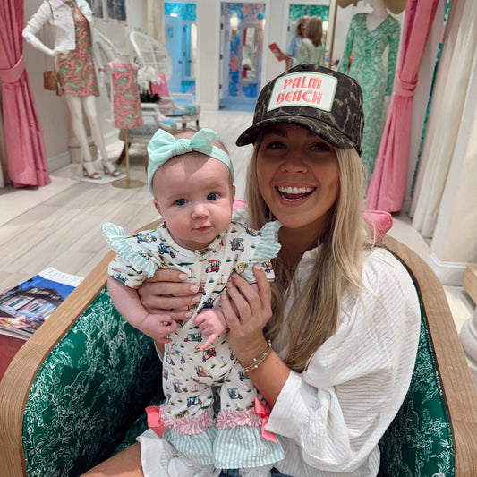 Palm Beach Leopard Trucker Hat