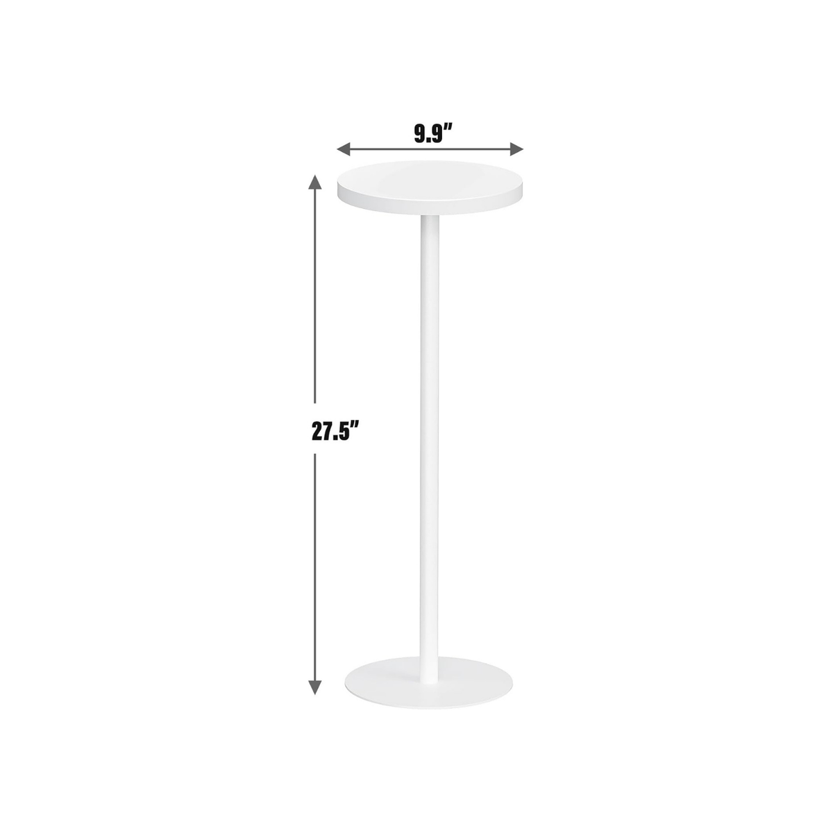 Small Drink Pedestal Table in Pink