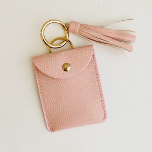 Mini Wallet Key Chain w Tassel