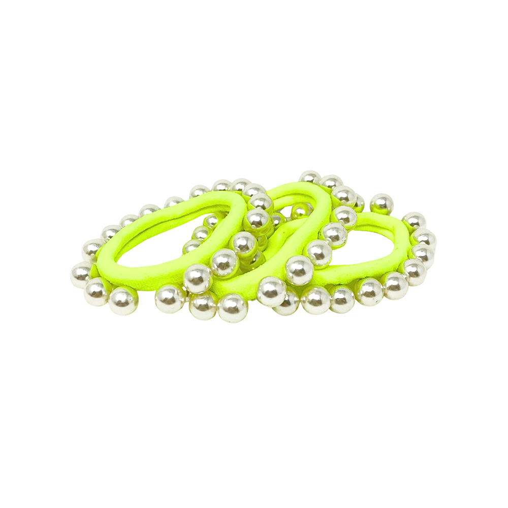 Neon Pearl Hair Tie